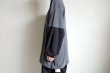 画像8: renewces       "bicolor L/S backprint T-sh"・shadow×black B (8)