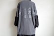 画像9: renewces       "bicolor L/S backprint T-sh"・shadow×black B (9)