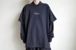 画像12: renewces       "3way Layered L/S POLO T-sh"・black×black (12)