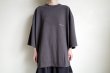 画像7: renewces       "drop shoulder oversized T"・offblack (7)