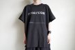 画像6: renewces       "large armholes oversized T-sh"・black renewces1 (6)