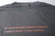 画像5: renewces       "bicolor L/S backprint T-sh"・shadow×black A (5)