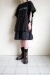 画像10: renewces       "large armholes oversized T-sh"・black renewces1 (10)