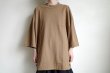 画像7: renewces       "drop shoulder oversized T"・cafelatte (7)
