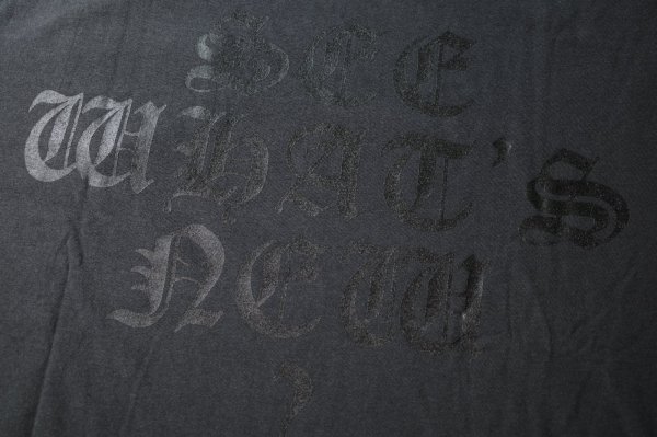 画像5: renewces       "bicolor L/S backprint T-sh"・shadow×black B (5)