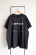画像1: renewces       "large armholes oversized T-sh"・black renewces1 (1)