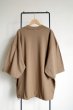 画像2: renewces       "drop shoulder oversized T"・cafelatte (2)