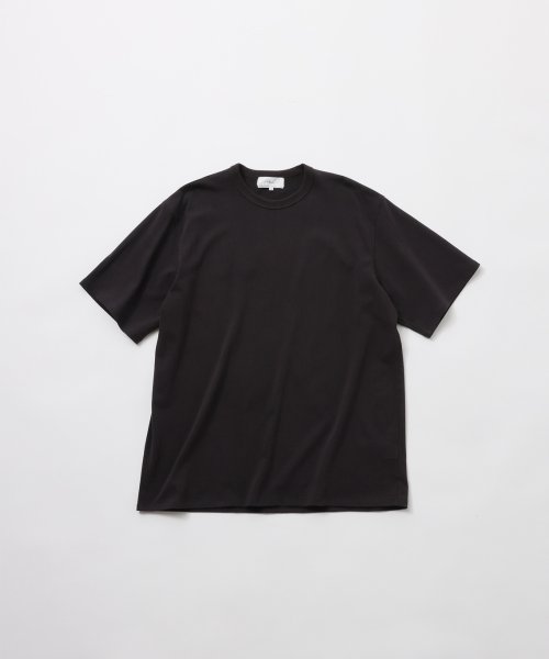 画像1: FOLL       antique washed wardrobe basic tee・faded black (1)