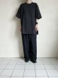 画像5: FOLL       antique washed wardrobe basic tee・faded black (5)