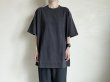 画像2: FOLL       antique washed wardrobe basic tee・faded black (2)