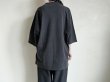 画像4: FOLL       antique washed dolman sleeve tee・faded black (4)