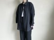 画像11: FOLL       khadi cotton loose shirt・dark navy (11)