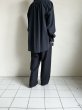 画像9: FOLL       khadi cotton loose shirt・dark navy (9)