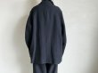 画像6: FOLL       khadi cotton pyjama jacket・dark navy (6)