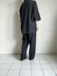 画像7: FOLL       antique washed dolman sleeve tee・faded black (7)