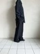 画像8: FOLL       khadi cotton loose shirt・dark navy (8)