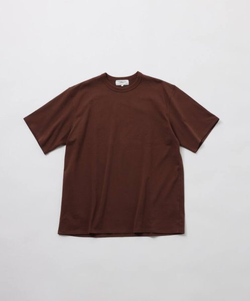 画像1: FOLL       antique washed wardrobe basic tee・faded brown (1)