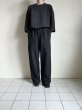 画像8: FOLL       antique washed dolman sleeve tee・faded black (8)