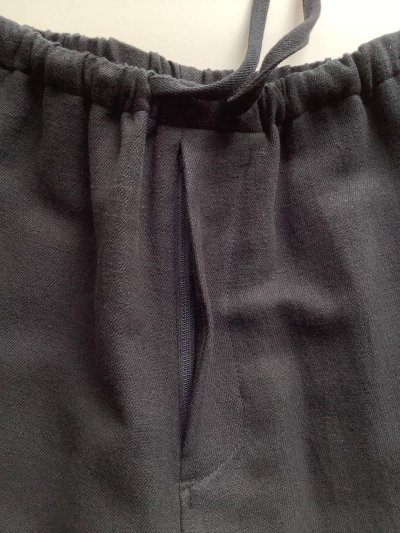 画像1: FOLL       khadi cotton pyjama pants・dark navy