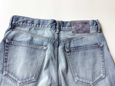 画像2: DOUGALL       Washed wide denim  pants・Light Blue  L 