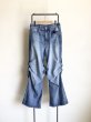 画像12: DOUGALL       Washed wide denim  pants・Light Blue M  (12)