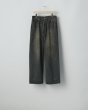 画像1: ssstein         LOOSE DENIM JEANS・BLACK (1)