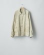 画像1: ssstein         HEAVY LINEN HERRINGBONE ZIP JACKET・NATURAL (1)