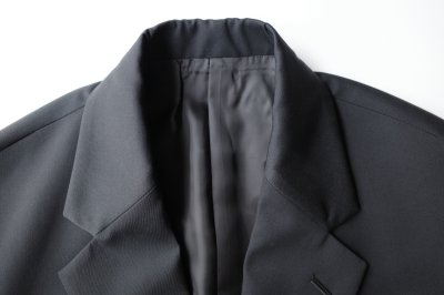 画像1: ssstein         OVERSIZED SINGLE BREASTED LONG JACKET・BLACK