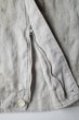 画像8: ssstein         HEAVY LINEN HERRINGBONE ZIP JACKET・NATURAL (8)