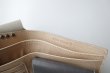 画像7: ebagos  エバゴス　　ブライドルレザーカシメ二つ折財布・グレイ (7)
