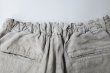 画像7: ssstein       HEAVY LINEN HERRINGBONE WIDE EASY TROUSERS・NATURAL (7)