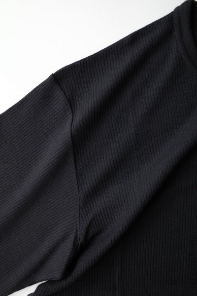 画像2: ssstein       FINE WOOL OVERSIZED LONG SLEEVE TEE ・BLACK