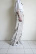 画像14: ssstein       HEAVY LINEN HERRINGBONE WIDE EASY TROUSERS・NATURAL (14)