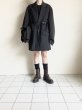 画像17: ssstein         OVERSIZED SINGLE BREASTED LONG JACKET・BLACK (17)