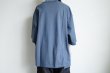 画像8: renewces       "docking embroidery T-sh"・slate blue (8)