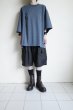 画像9: renewces       "docking embroidery T-sh"・slate blue (9)
