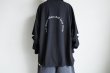 画像8: renewces       "elbow slit L/S T-sh"・black×off white (8)
