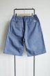 画像2: RELAX FIT       リラックスフィット ”Chicano shorts”チカーノショーツ・グレイッシュブルー (2)