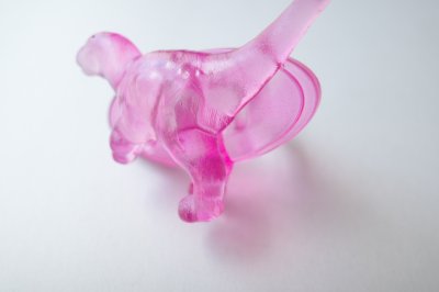 画像1: mahana       tyrannosaurus ring・clear pink