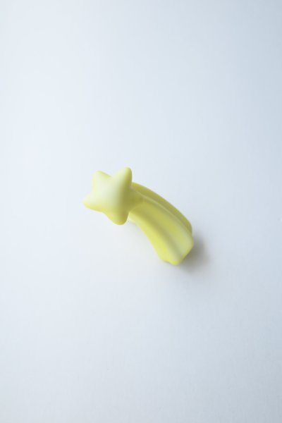 画像1: mahana       shooting star ring・mat yellow (1)