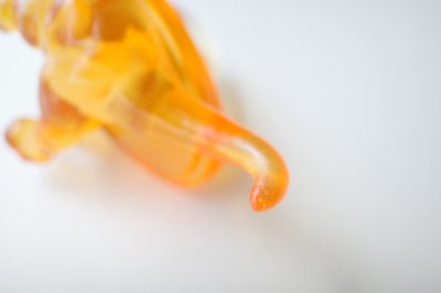 画像1: mahana       tyrannosaurus ring・clear orange