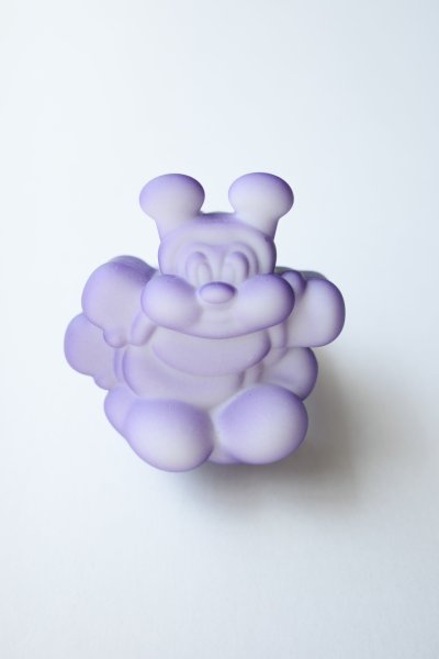 画像1: mahana       caterpillar ring・mat violet