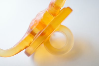 画像3: mahana       tyrannosaurus ring・clear orange