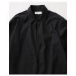 画像2: FOLL       cotton wool skipper shirt・black (2)