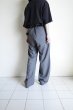 画像11: FOLL       wool poly loose work pants・grey (11)