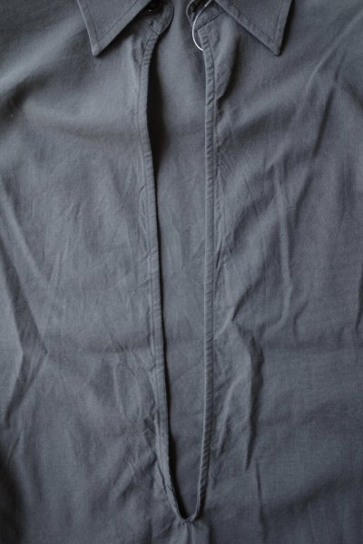 画像2: FOLL       cotton wool skipper shirt・black