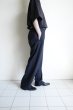 画像10: FOLL       wool poly loose work pants・navy (10)