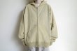 画像10: FOLL       antique washed zip sweat hoodie・faded camel (10)