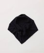 画像1: FOLL       fine wool scarf・navy (1)