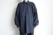 画像5: FOLL       cotton wool skipper shirt・black (5)